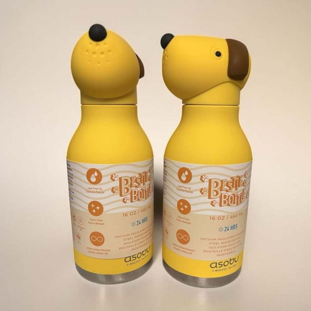 Asobu Bestie Animal Insulated Stainless Steel Water Bottle (16oz/460ml) pick one - Picture 6 of 7